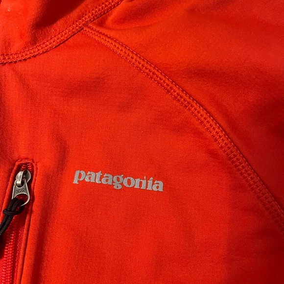 Vintage Patagonia Women's Jacket Size XS Orange With Black Full Zip - Picture 3 of 10